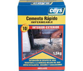 CEYS CEMENTO RÁPIDO IMPERMEABLE 1,5 KG